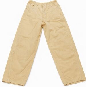 We The Free Yellow Martha Slouchy Corduroy Midrise Pants Size 26